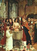 MASTER of Saint Gilles The Baptism of Clovis Sweden oil painting artist